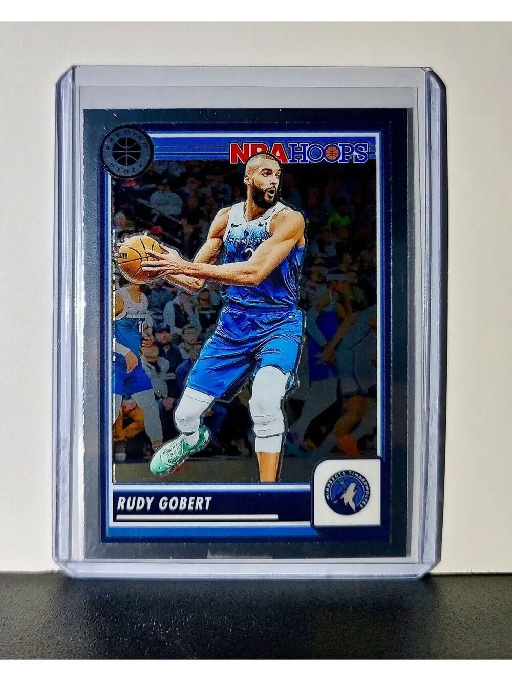 Rudy Gobert 2023-24 Panini Premium Stock NBA Hoops #52 Card Timberwolves